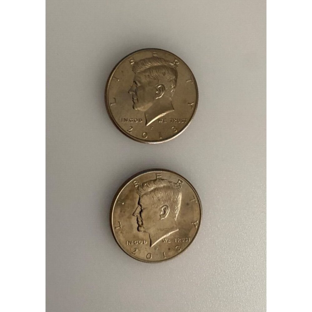2013 P&D President Kennedy Half Dollar Fifty Cent United Sates Mint Coin Money
